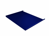 Фальц двойной стоячий Grand Line 0,45 PE с пленкой на замках RAL 5002 ультрамариново-синий
