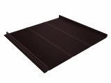 Кликфальц Line 0,5 Rooftop Matte с пленкой на замках RAL 8017 шоколад